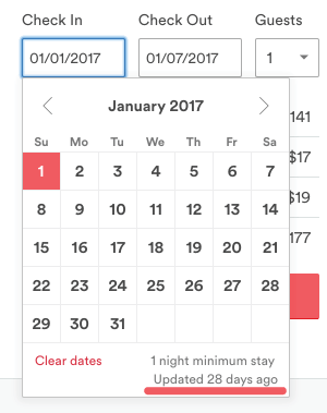 Airbnb Calendar not Updated
